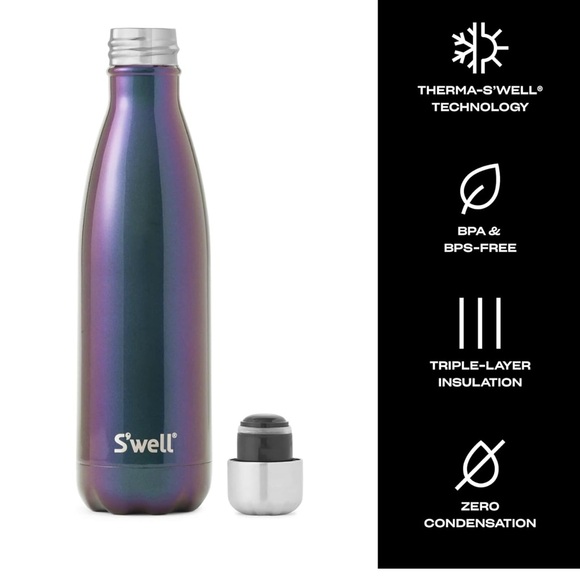S'well 'Galaxy Collection - Neptune' Stainless Steel Water Bottle 17oz - Picture 6 of 7